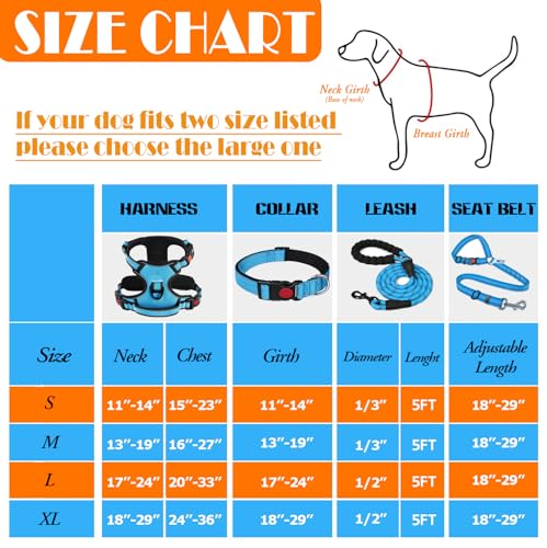 LOBEVE No Pull Dog Harness Travel Set